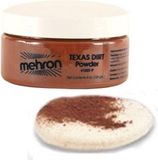 Mehron Specialty Powder Texas Dirt Powder voor het aanbrengen van vegen en vlekken - 65 g
