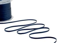 Furlanis - Dubbel satijnen lint, Italiaanse stof - nachtblauw, 3 mm x 50 m