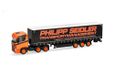 Herpa vrachtwagen model Scania CR 20 ND huifoplegger "Philipp Seidler", schaal 1:87
