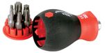 Wiha Torx 38045 Kortvormige schroevendraaier met 6-in-1 inzetbits