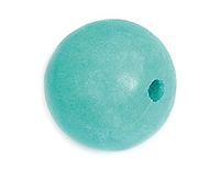 Houten bol turquoise Ø 10 mm 500 U ca.