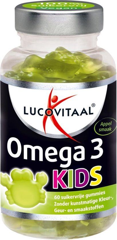 Lucovitaal Omega 3 Kids Gummies - Appel - 60 stuks