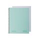 Navigator Notitieboek A4 extra hardcover | 5x5 | mint | randkleur | 80 g papier | 80 vellen microgeperforeerd 4 gaten | spiraal-spoel | premium schrijfpapier