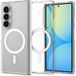 Spigen Air Skin Zero Mag Fit Backcover voor de Samsung Galaxy Z Fold 8 Ultra - Clear / White