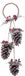 Decoris Denappel Hanger wit l13h60 cm ntrl