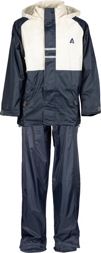 Ralka Regenpak Kinderen Unisex Maat 116 MarineWit