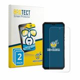 BROTECT - Screenprotector voor Oukitel WP66 - Folie Beschermfolie transparant 2 Stuks