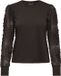 JDY - JDYFAIRVIEW LIFE L/S SWEAT JRS NOOS Dames Trui - Bruin