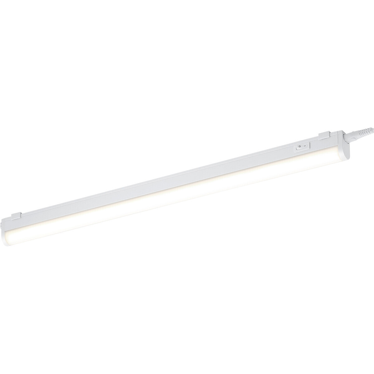 BES LED LED Wandlamp - Wandverlichting - Trion Noram - 7W - Warm Wit 3000K - Rechthoek - Mat Wit - Kunststof