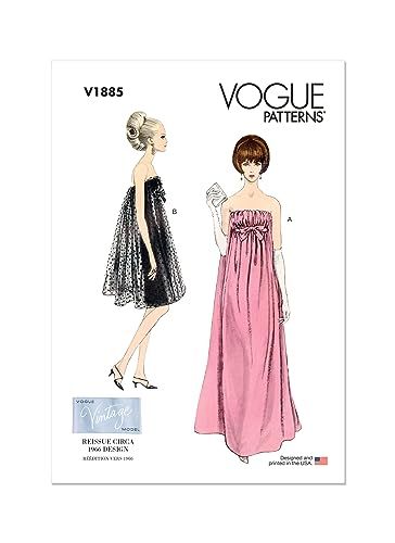 Vogue Patterns V1885A5 - Special Occasion - A5 (6-8-10-12-14)