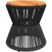 Maison Exclusive - Table basse en bois d'acacia massif avec base en fil de fer noir
