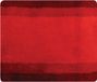 Spirella Balance Badmat – Antislip Badkamermat met Structuur door Verschillende Poolhoogtes – Geschikt voor Badkamer en Douche – Polyester – Rood – 65 x 55 cm
