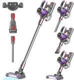 Brixy BR970 Steelstofzuiger Draadloos - Grijs/Paars
