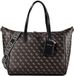 Guess Latona Shopper Tas 52 cm - 32 L - brown logo-black