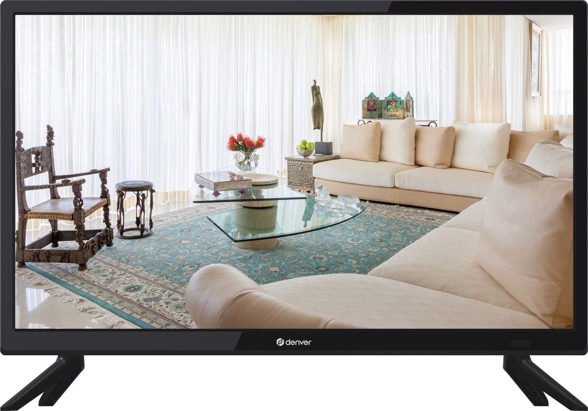 Denver LED TV 24 inch HD Ready Televisie DVBT2 DVBS DVBC