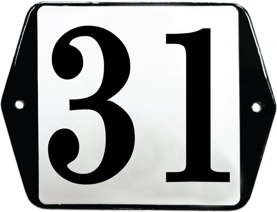 EmailleDesignÂ® Emaille huisummer model oor - 31