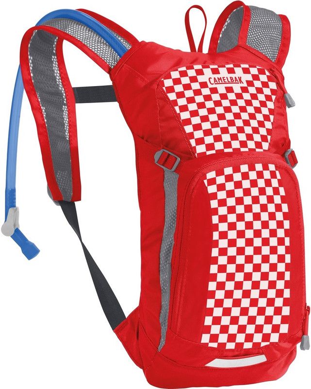 CamelBak Mini M.U.L.E. Fietsrugzak - 1,5L - Kinderen - Racing Red Check