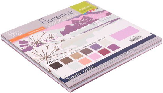 Vaessen Creative Cardstock - Multipack Winter - 30,5 x 30,5 cm - 60 vellen - Glad - 216 g