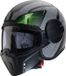 Caberg Ghost X Vyrus Mat Zwart Grijs Groen Jethelm - Helm