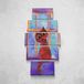 Homemania Feline-5 dieren, voor woonkamer, meerkleurig, 100 x 3 x 60 cm, HM205PKNV-136, polyester, hout