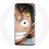 Maniacase Hoesje voor Samsung Galaxy J5 2017 One piece Manga Luffy