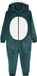 Vertbaudet Jumpsuit Dinosaurus Effen Donkergroen
