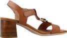 Nero Giardini Women's Brown Leather Flat Sandals Size 38