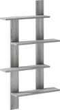 vidaXL Wandplank Grijs Sonoma 61 x 13,5 x 105 cm Bewerkt hout