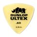 426R.60 Dunlop Ultex Triangle Plectrum – 0,60 mm – Geel – 72 stuks