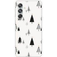 Samsung Galaxy M55 5G Beschermende Siliconen Case - Elegante Dennenboom