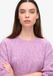 Superdry - Geborstelde trui met ronde hals - Dames - lilac pink twist