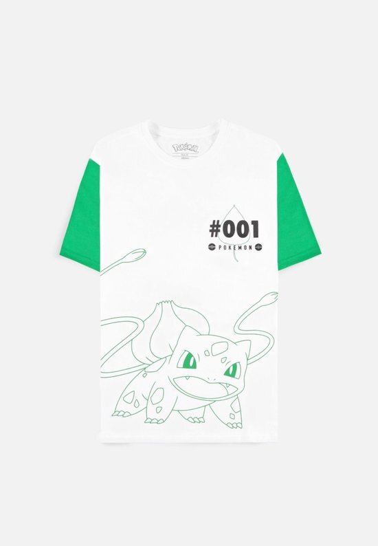 Difuzed pokémon - bulbasaur - men's short sleeved t-shirt