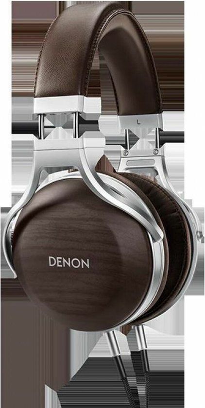 Denon AH-D5200 Over-Ear Headphones - Brown/Silver