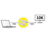 Value HDMI 10K Ultra High Speed Cable, M/M, Black, 1.5 m