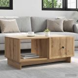 Maison Exclusive - Table basse, chêne artisanal, 90 x 50 x 40 cm, fibre de bois