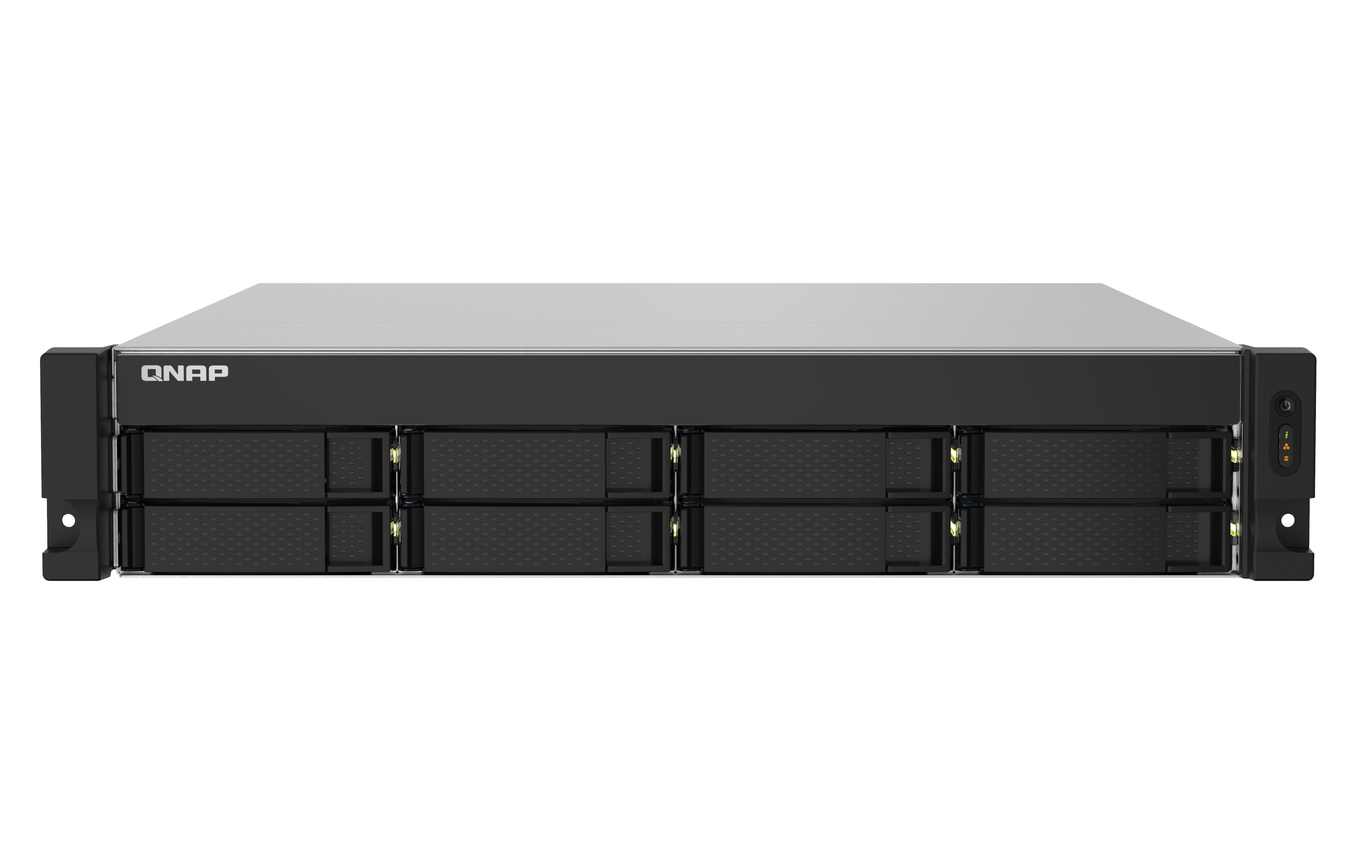 QNAP TS-832PXU-RP - NAS - 8 Bay - Rack (2U) - Annapurna Labs AL324 - 4GB RAM - Zwart