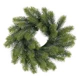 BigBuy Christmas Kerstkrans groen PVC 30 x 30 cm
