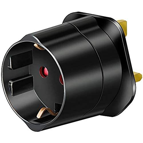 Electraline Travel reisadapter Duitsland nach Verenigde Staten Zwart
