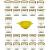 Viva-Haushaltswaren 24 kleine jampotten 125 ml
