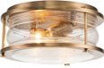 Kichler LED Badkamerarmatuur Ashland Bay | 2X E27 Max 60W | IP44 | Dimbaar | Natural Brass
