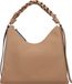 COCCINELLE Boheme Grana Double Shoulder Bag Skin / Gazpacho Lichtbruin