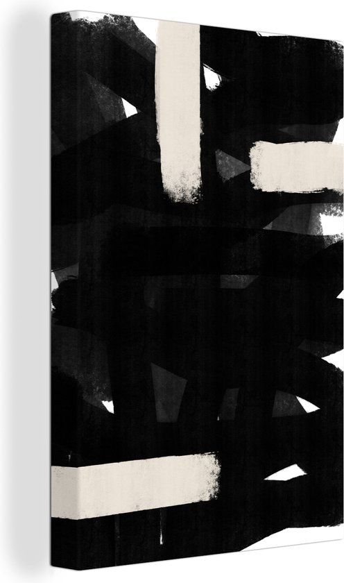 OneMillionCanvasses Canvas Schilderij Abstract Pastel Minimalisme 40x60 cm - Wanddecoratie