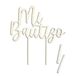 Mopec 16 x 17 x 0,5 cm W46 taarttopper hout My Doop wit