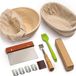 GelldG Panier à pâte - Set de deux - Rond 22,9 cm - Ovale 25,4 cm
