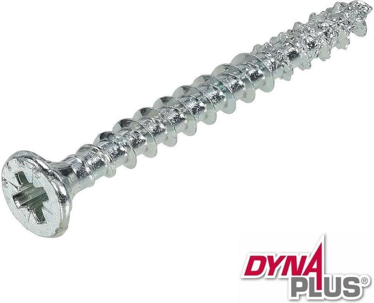 Dynaplus Schroeven Verzinkt PZ-2 Platverzonken Kop 5 x 40 mm - 200 Stuks