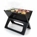 KLK Commerce Zaltino - Opvouwbare BBQ - Draagbaar - Metaal - Zwart