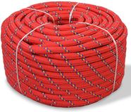 vidaXL - Bateau - corde - 8 - mm - 100 - m - polypropylène - rouge
