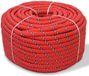 vidaXL - Boot - touw - 8 - mm - 100 - m - polypropyleen - rood