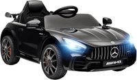 AIYAPLAY Elektrische kinderauto Kunststof, Metaal Zwart