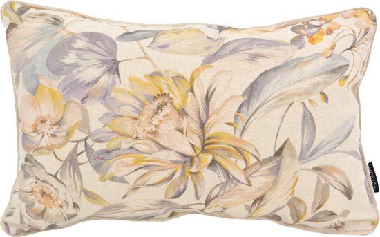 NOVÉE Ziya Púrpura Kussenhoes - 30 x 50 cm - Paars - Dierenprint - Katoen/Linnen